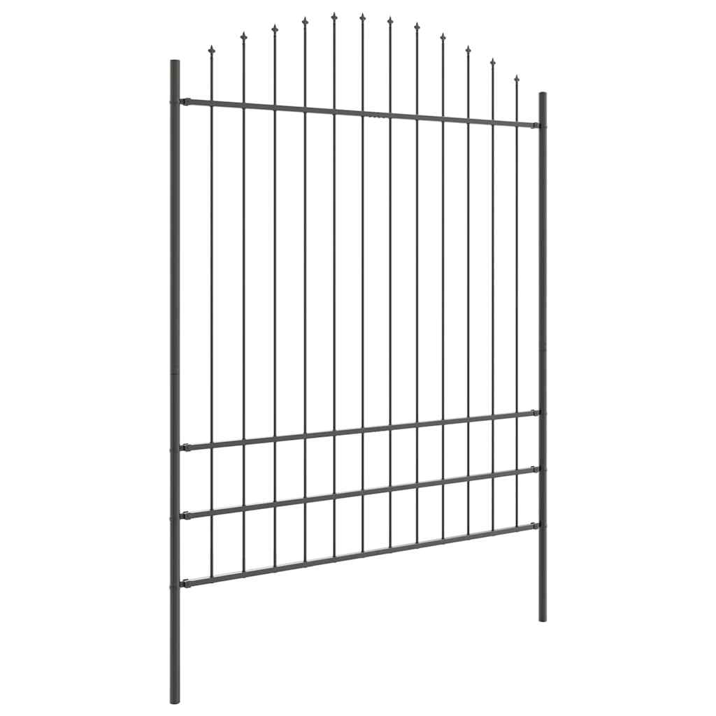 Φράχτης Κήπου 8 pcs Γκρι 170 x 225 cm