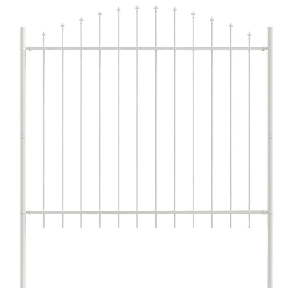 Φράχτης Κήπου 2 pcs Λευκό 170 x 165 cm