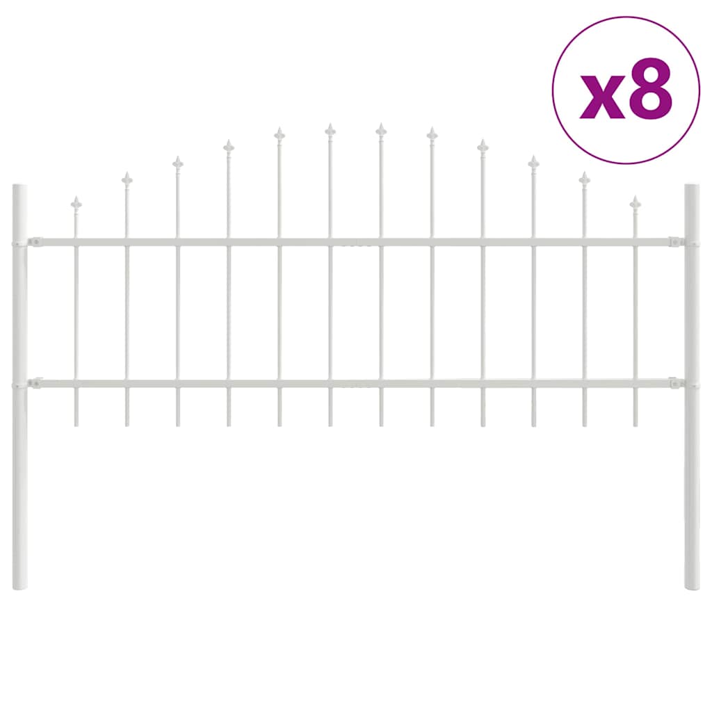 Φράχτης Κήπου Woerden 8 pcs Λευκό