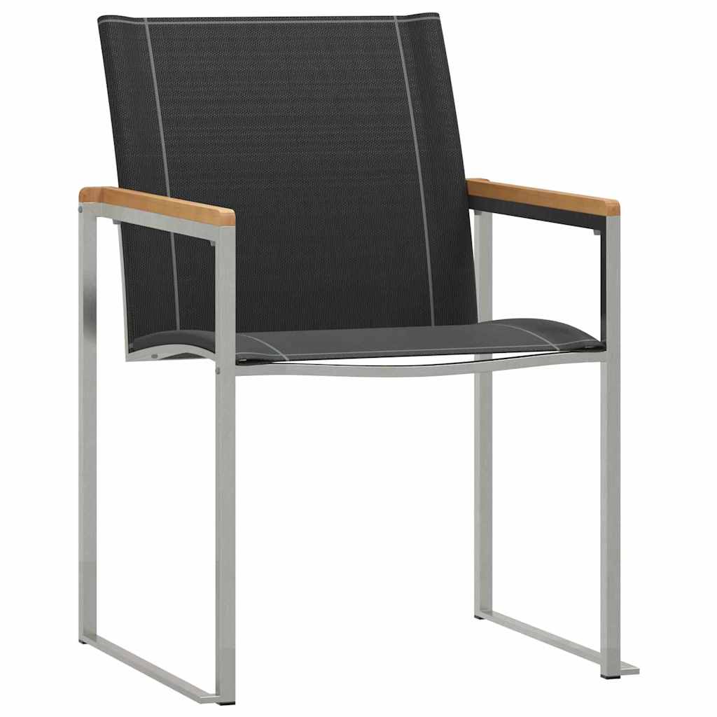 Σέτ φαγητού για κήπο 3 pcs Καφέ Στερεό Ξύλο Ακακίας