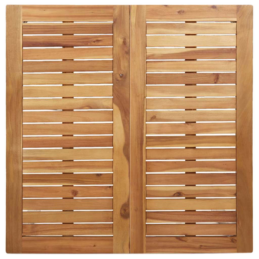 Σέτ φαγητού για κήπο 5 pcs Καφέ Στερεό Ξύλο Ακακίας