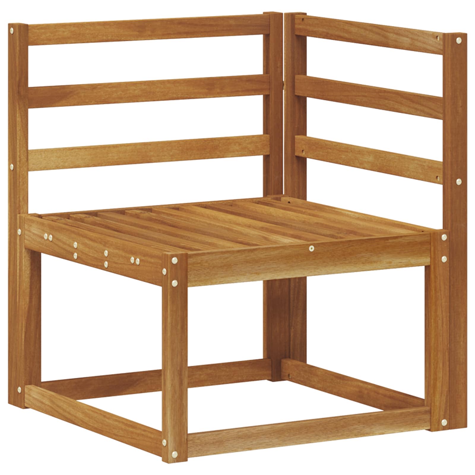 Σειρά Καναπέ Εξωτερικού 9 τμχ. Φυσικό Στερεό Ξύλο Ακακίας - Pakobazaar