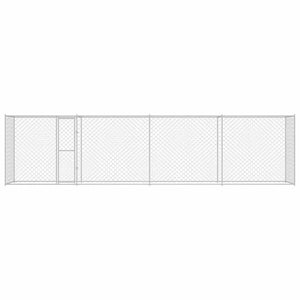 Κλουβί σκύλου Ασημί 800 x 200 x 200 εκ. Επικαλυμμένος Χάλυβας