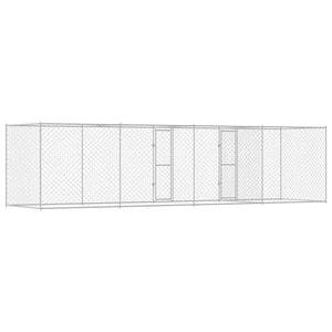 Κλουβί σκύλου Ασημί 800 x 200 x 200 εκ. Επικαλυμμένος Χάλυβας