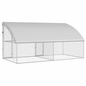 Κλουβί για κότες 2 pcs Ασημί 400 x 200 x 198,5 εκ - Pakobazaar