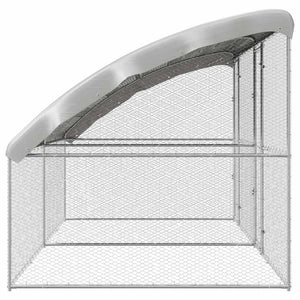 Κλουβί για κότες 2 pcs Ασημί 400 x 200 x 198,5 εκ - Pakobazaar
