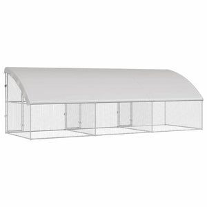 Κλουβί για κότες 3 pcs Ασημί 600 x 200 x 198,5 εκ - Pakobazaar