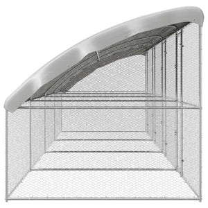 Κλουβί για κότες 4 pcs Ασημί 800 x 200 x 198,5 εκ - Pakobazaar