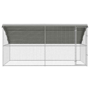 Κλουβί για κότες 2 pcs Ασημί 400 x 200 x 198,5 εκ - Pakobazaar