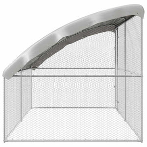 Κλουβί για κότες 2 pcs Ασημί 400 x 200 x 198,5 εκ - Pakobazaar