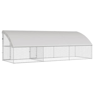 Κλουβί για κότες 3 pcs Ασημί 600 x 200 x 198,5 εκ - Pakobazaar