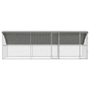 Κλουβί για κότες 3 pcs Ασημί 600 x 200 x 198,5 εκ - Pakobazaar
