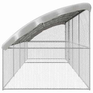 Κλουβί για κότες 4 pcs Ασημί 800 x 200 x 198,5 εκ - Pakobazaar