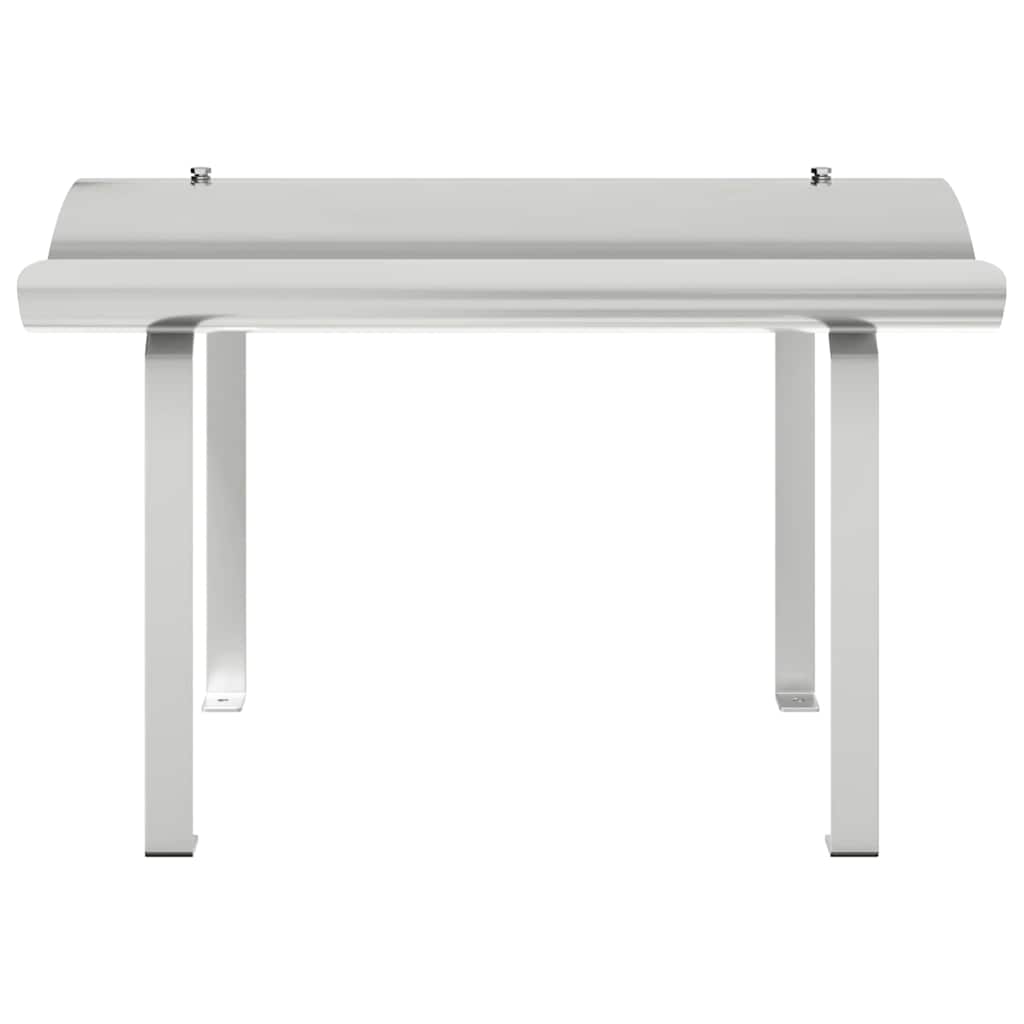 Καπέλο τζακιού Ασημί 59,5 x 50 x 36,5 cm Ανοξείδωτο ατσάλι - Pakobazaar