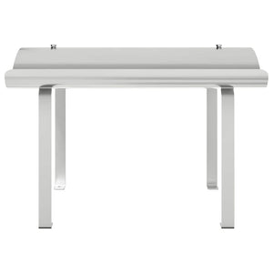 Καπέλο τζακιού Ασημί 59,5 x 50 x 36,5 cm Ανοξείδωτο ατσάλι - Pakobazaar