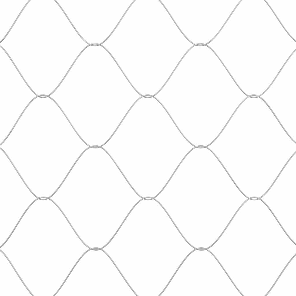 Κλουβί σκύλου Ασημί 200 x 200 x 200 cm Επικαλυμμένος Χάλυβας