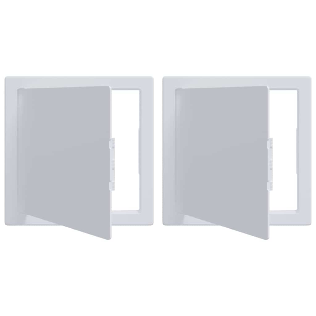 Πίνακες Πρόσβασης 2 pcs Λευκό 20 x 20 cm ΑΒΣ Πλαστικό - Pakobazaar