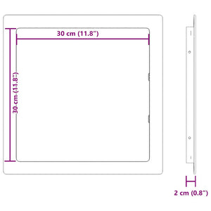 Πίνακες Πρόσβασης Λευκό 30 x 30 cm ΑΒΣ Πλαστικό - Pakobazaar