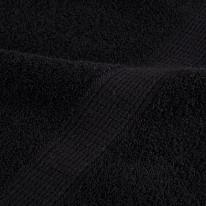 Πετσέτα Επισκεπτών SOLUND 50 pcs Μαύρο 30 x 50 cm 550 gsm - Pakobazaar