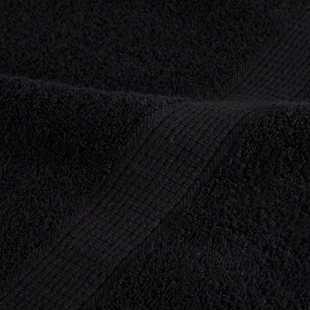 Πετσέτα Επισκεπτών SOLUND 25 pcs Μαύρο 70 x 140 cm 550 gsm - Pakobazaar
