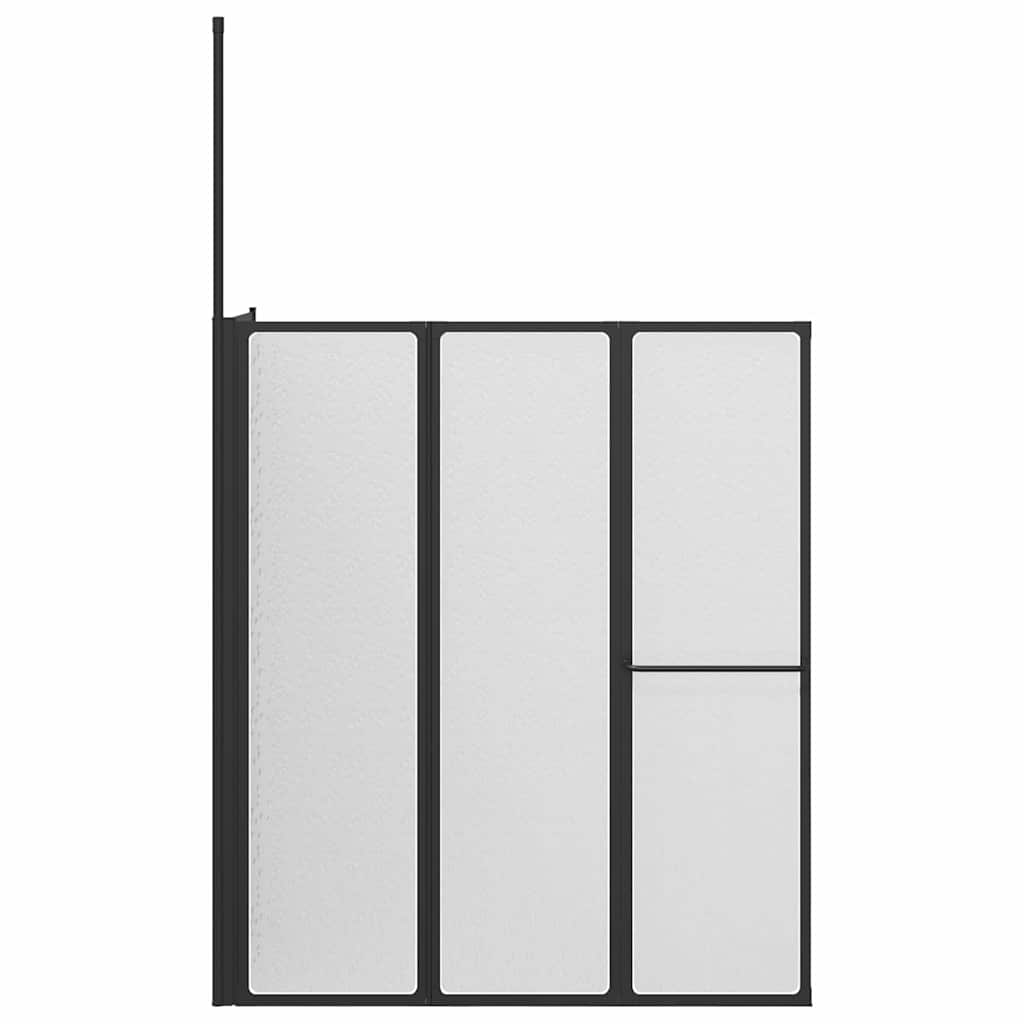 Διαχωριστικό ντους Λευκό 120 x 70 x 137 εκ. Αλουμίνιο - Pakobazaar