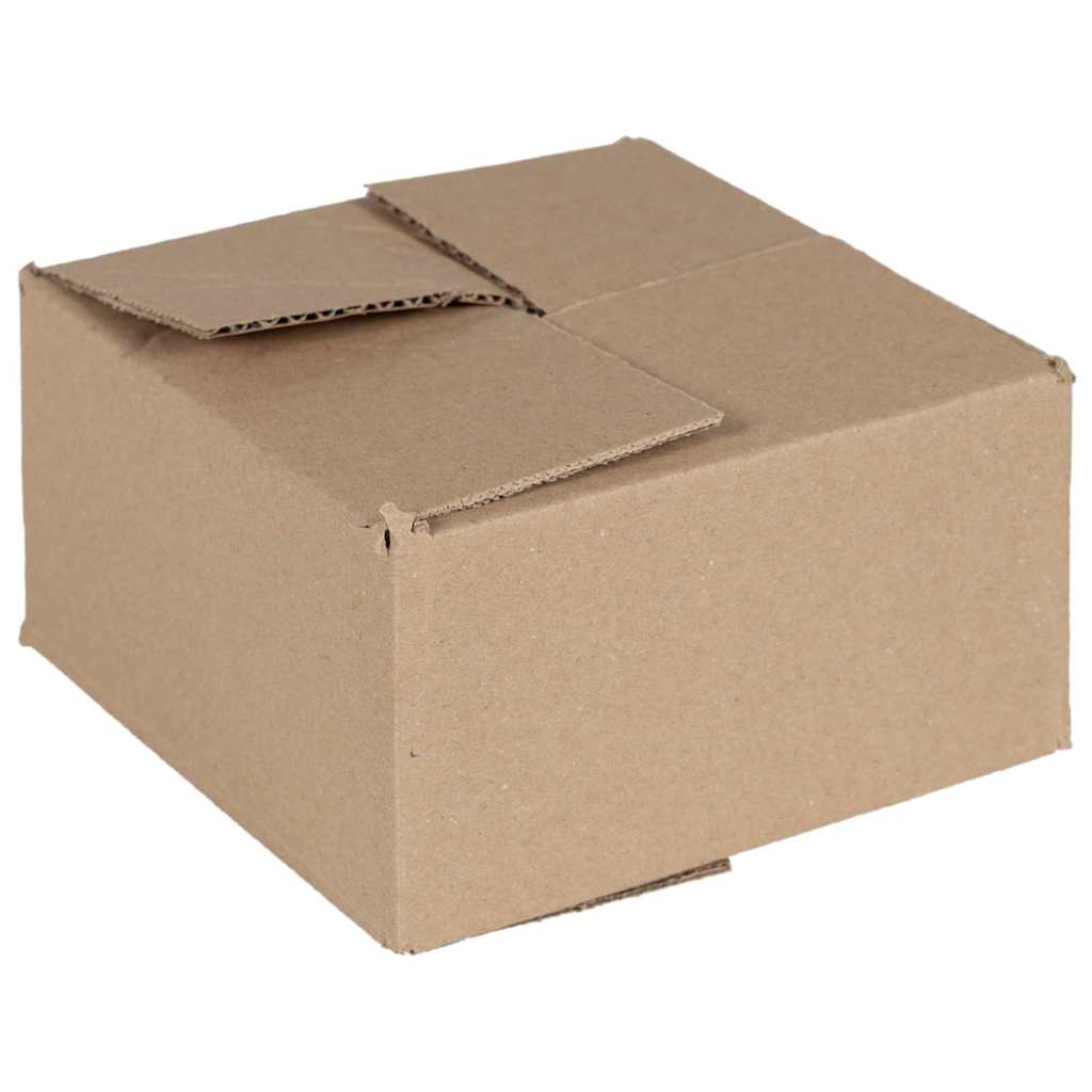 Πτυσσόμενο Κουτί 50 pcs Φυσικό 15 x 15 x 8 εκ. Χαρτόνι