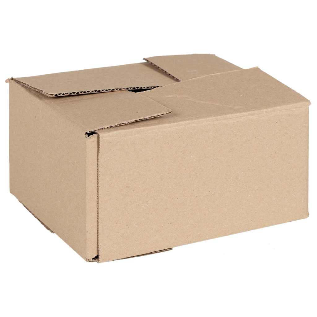 Πτυσσόμενο Κουτί 50 pcs Φυσικό 20 x 15 x 10 εκ. Χαρτόνι