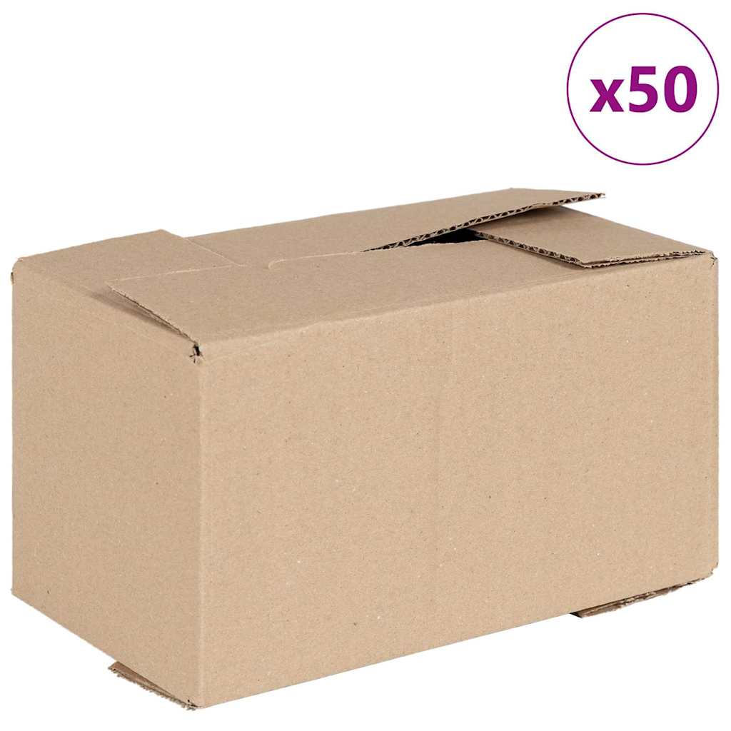 Πτυσσόμενο Κουτί 50 pcs Φυσικό 24 x 13 x 13 εκ. Χαρτόνι