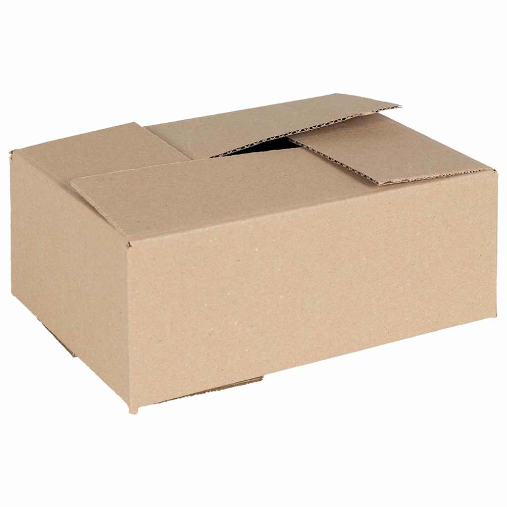 Πτυσσόμενο Κουτί 50 pcs Φυσικό 25 x 17,5 x 10 εκ. Χαρτόνι - Pakobazaar