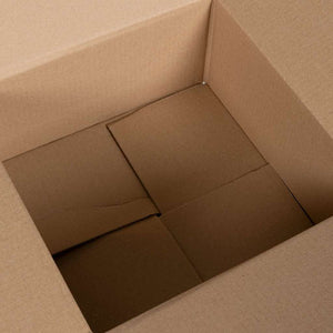 Πτυσσόμενο Κουτί 50 pcs Φυσικό 30 x 30 x 15 cm Χαρτόνι - Pakobazaar