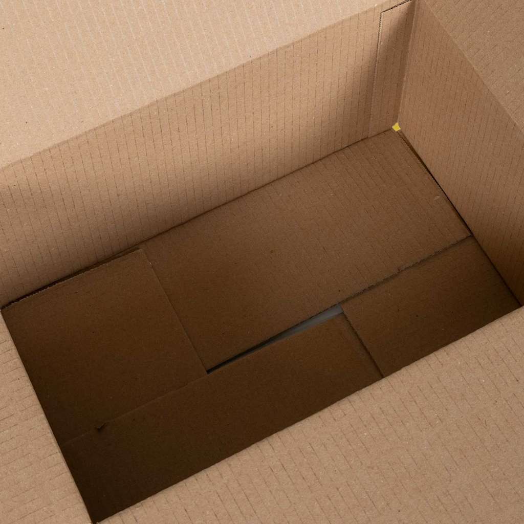 Πτυσσόμενο Κουτί 50 pcs Φυσικό 35 x 24 x 15 εκ. Χαρτόνι