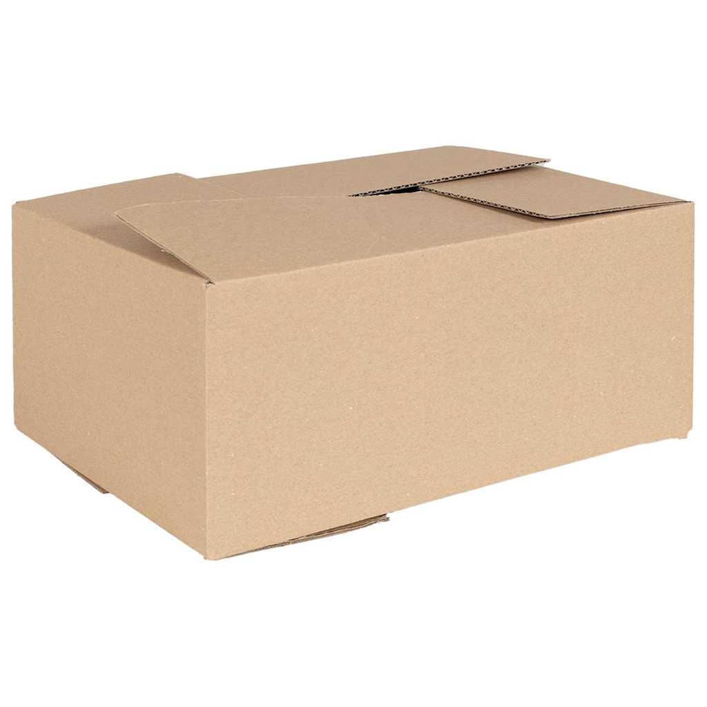 Πτυσσόμενο Κουτί 50 pcs Φυσικό 35 x 24 x 15 εκ. Χαρτόνι