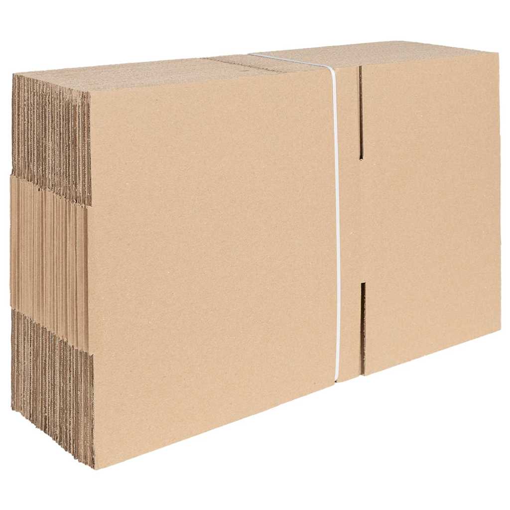 Πτυσσόμενο Κουτί 50 pcs Φυσικό 35 x 24 x 15 εκ. Χαρτόνι