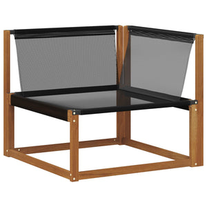 Σειρά Καναπέ Εξωτερικού 7 pcs Φυσικό και Ανοιχτό Γκρι - Pakobazaar