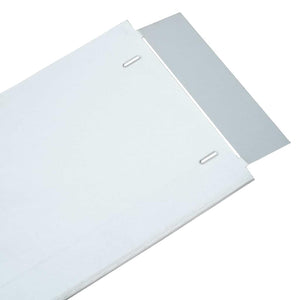 Περιγράμματα γκαζόν 20 τμχ. 100 x 25 x 0,07 εκ. Ασημί