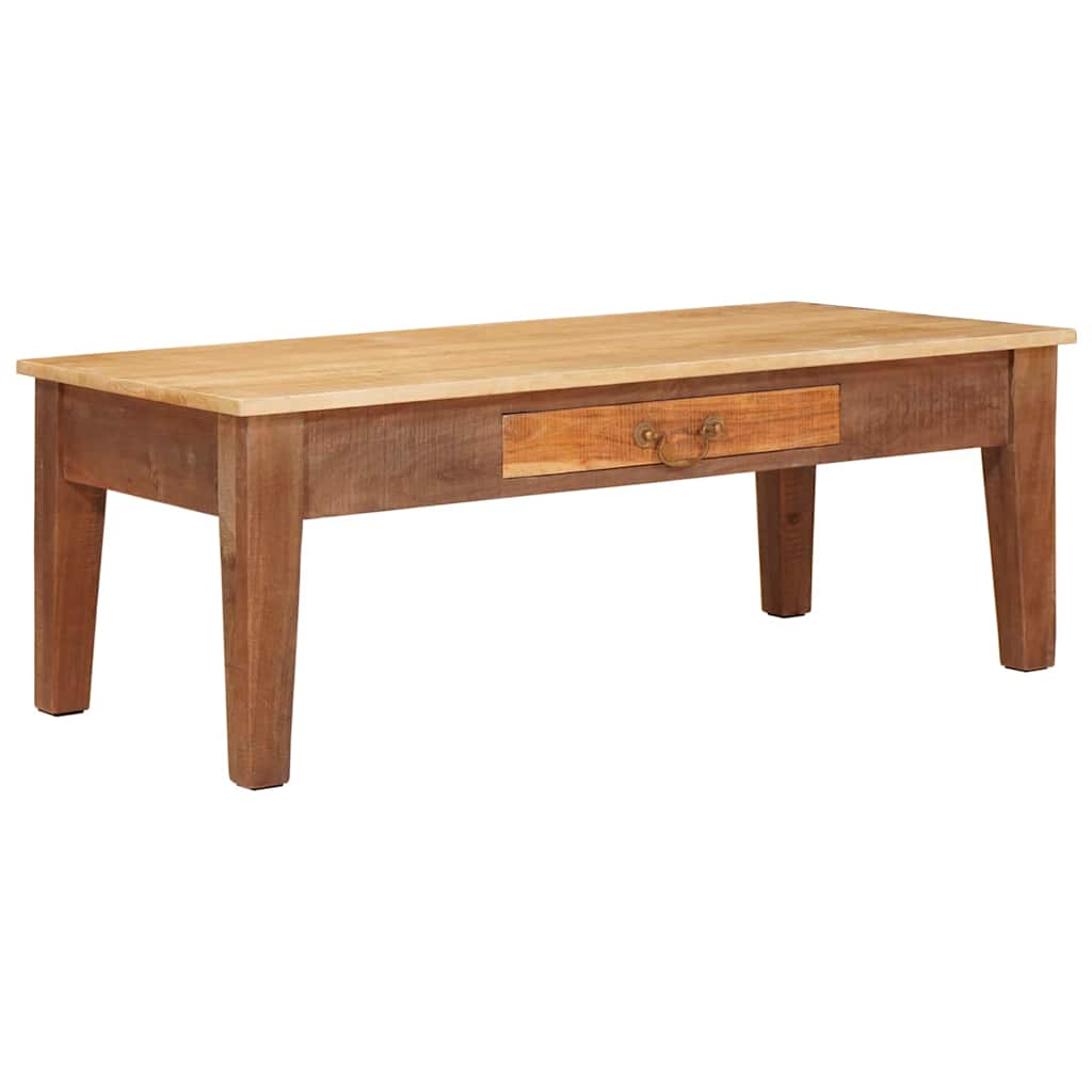 Τραπεζάκι σαλονιού Καφέ 110 x 55 x 40 cm Στερεό ξύλο μάνγκο - Pakobazaar