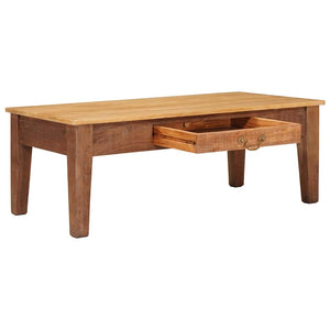 Τραπεζάκι σαλονιού Καφέ 110 x 55 x 40 cm Στερεό ξύλο μάνγκο - Pakobazaar