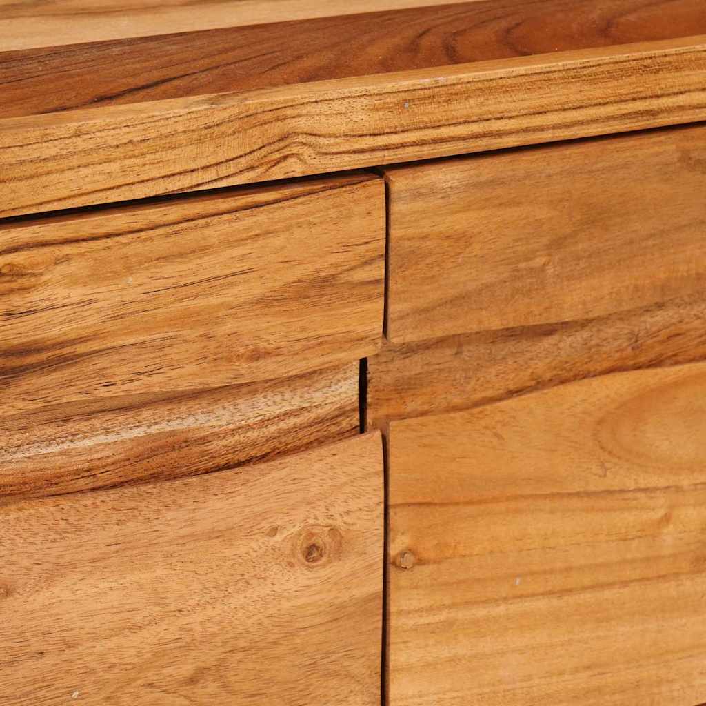 Ντουλάπι TV με ράφι Καφέ 110 x 30 x 40 cm Στερεό Ξύλο Ακακίας - Pakobazaar