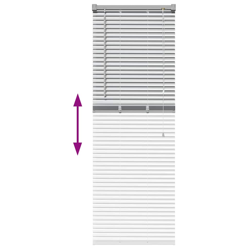 Βενετσιάνικες Ρόδες Ασημί 130 x 40 εκ Αλουμίνιο - Pakobazaar