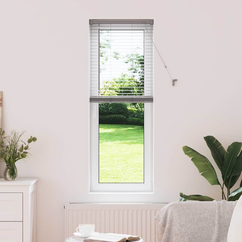 Βενετσιάνικες Ρόδες Ασημί 130 x 45 εκ Αλουμίνιο - Pakobazaar