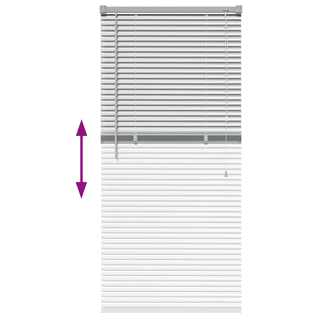 Βενετσιάνικες Ρόδες Ασημί 130 x 55 εκ Αλουμίνιο - Pakobazaar