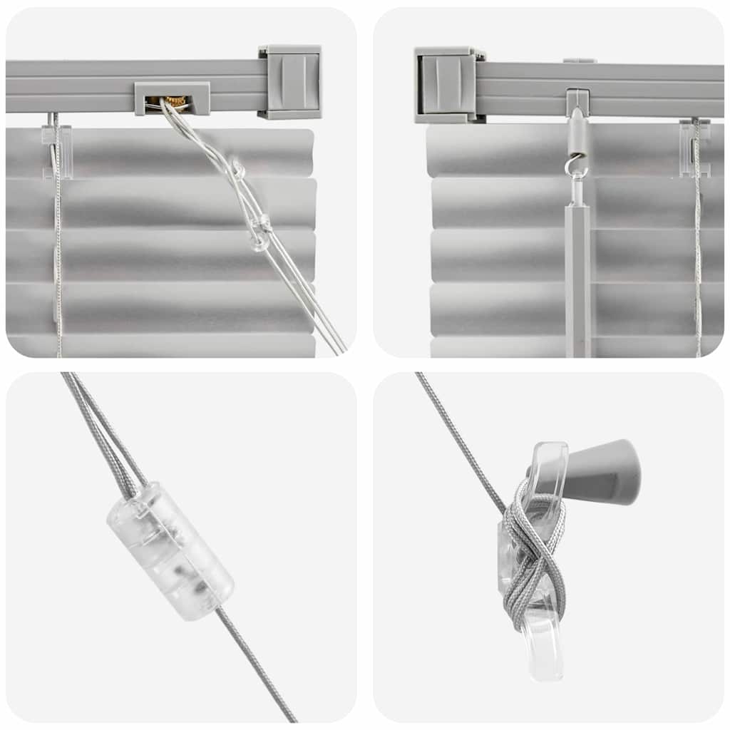 Βενετσιάνικες Ρόδες Ασημί 130 x 80 εκ Αλουμίνιο - Pakobazaar