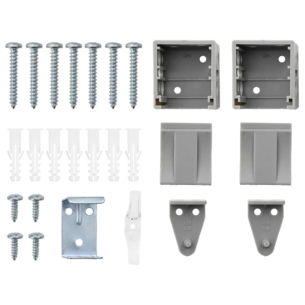 Βενετσιάνικες Ρόδες Ασημί 130 x 90 εκ Αλουμίνιο - Pakobazaar