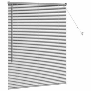 Βενετσιάνικες Ρόδες Ασημί 130 x 100 cm Αλουμίνιο - Pakobazaar
