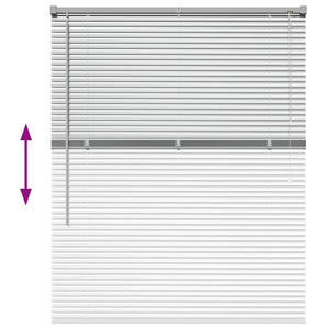 Βενετσιάνικες Ρόδες Ασημί 130 x 100 cm Αλουμίνιο - Pakobazaar