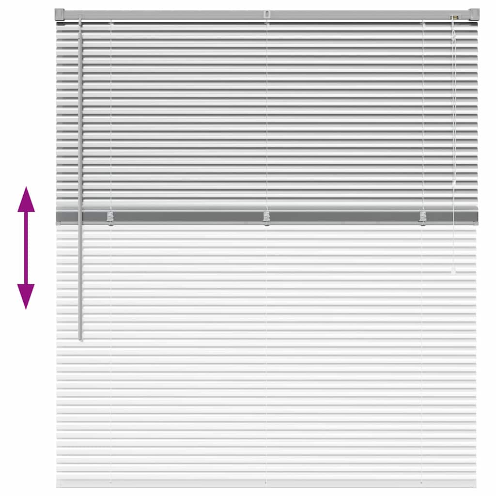 Βενετσιάνικες Ρόδες Ασημί 130 x 110 εκ Αλουμίνιο - Pakobazaar