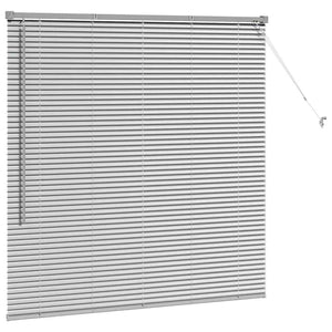 Βενετσιάνικες Ρόδες Ασημί 130 x 130 cm Αλουμίνιο - Pakobazaar