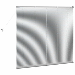 Βενετσιάνικες Ρόδες Ασημί 130 x 140 cm Αλουμίνιο - Pakobazaar