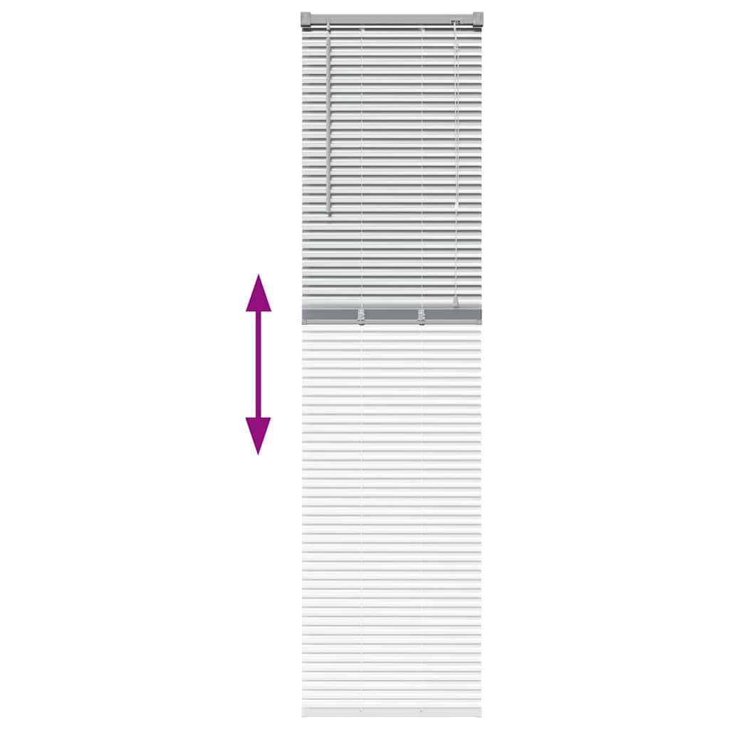 Βενετσιάνικες Ρόδες Ασημί 175 x 40 εκ Αλουμίνιο - Pakobazaar