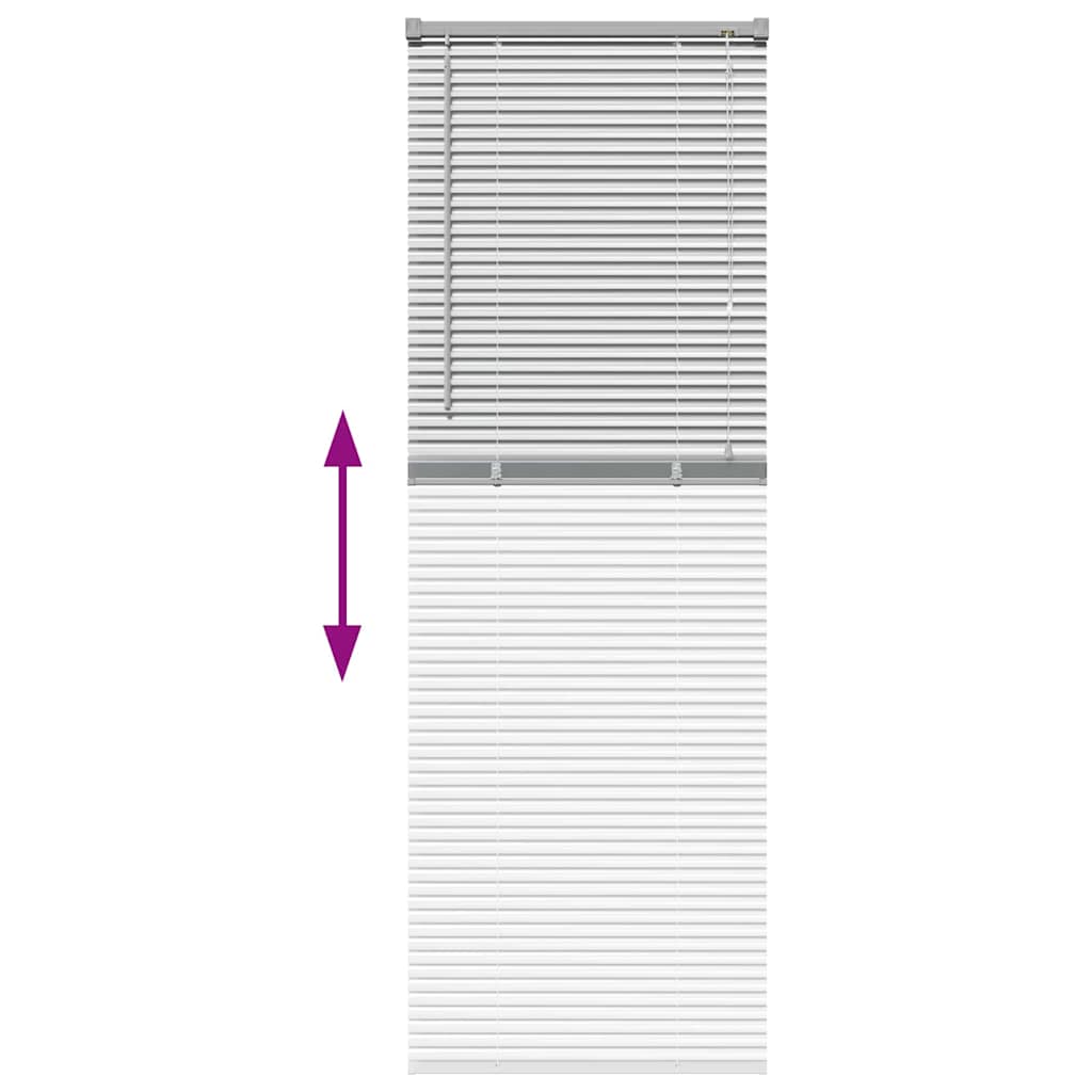 Βενετσιάνικες Ρόδες Ασημί 175 x 55 εκ Αλουμίνιο - Pakobazaar